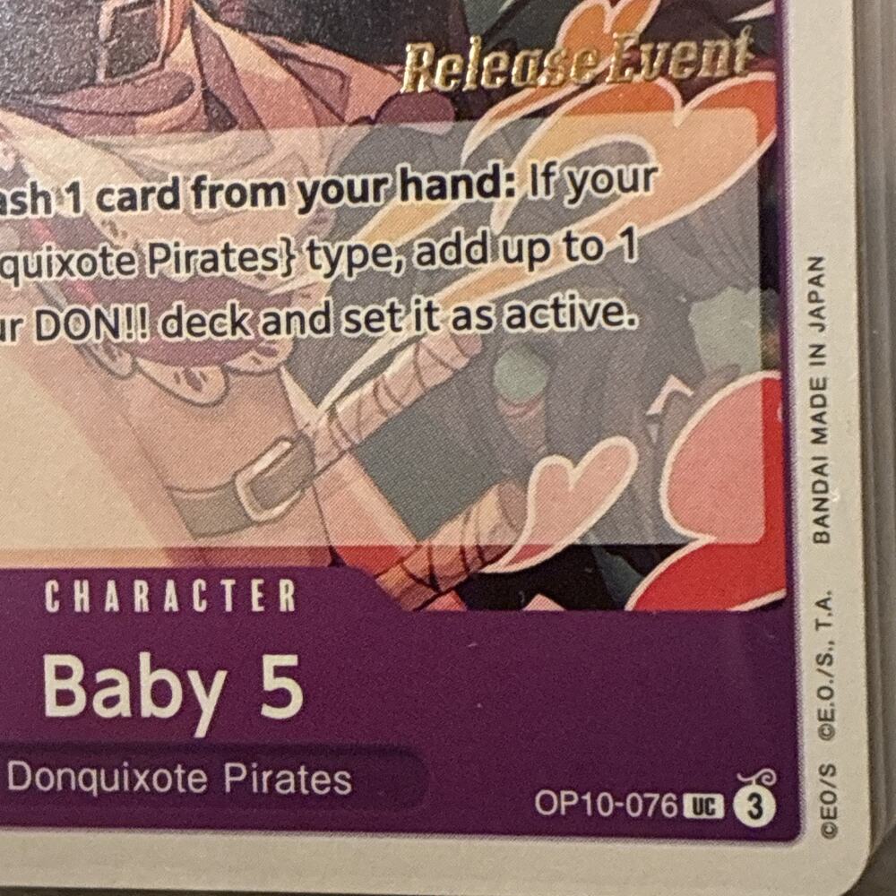 Promo Baby 5 - OP10-076 - Royal Blood One Piece TCG NM Release Event